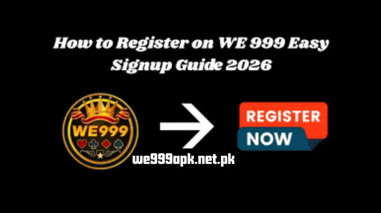 Create an Account on We999 Game